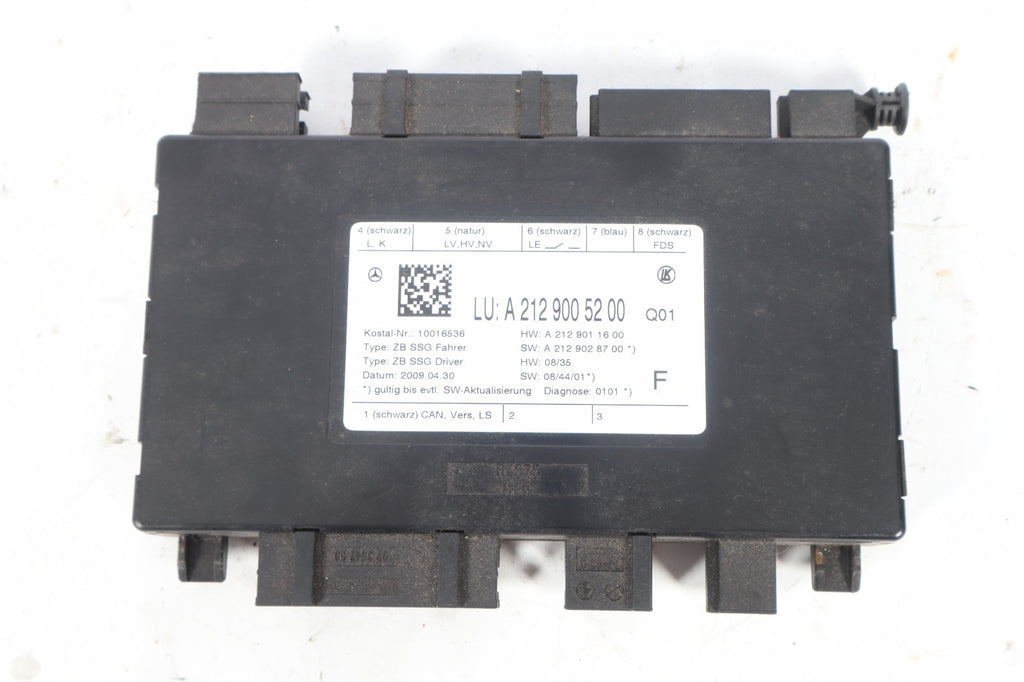 2010-2018 MERCEDES E350 FRONT LEFT SEAT CONTROL MODULE 2129005200 OEM