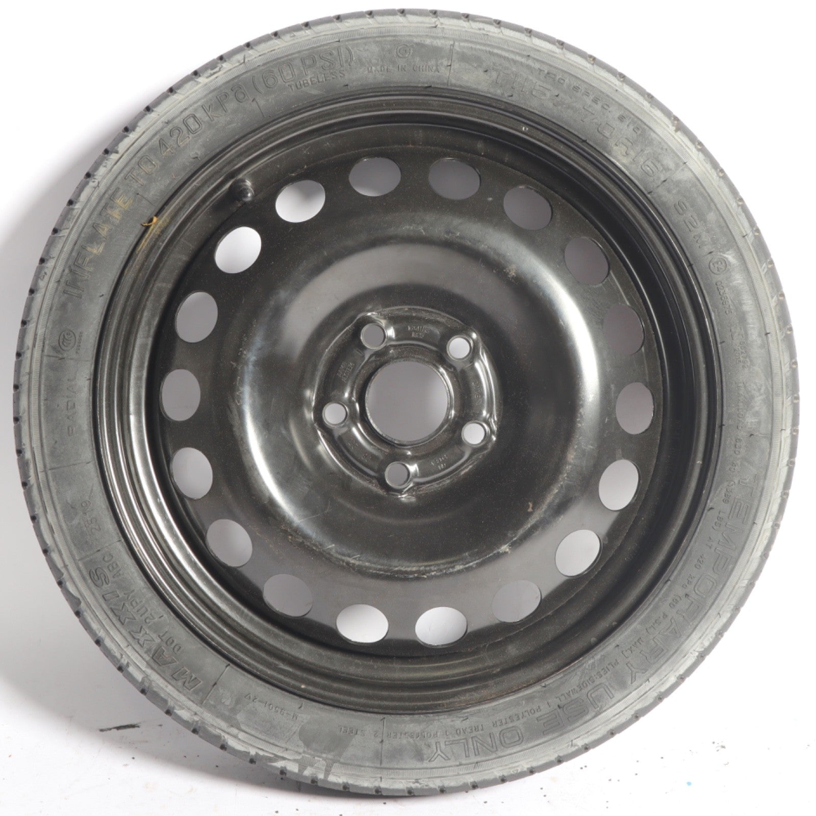 2012-2020 CHEVROLET SONIC SPARE TIRE WHEEL RIM DONUT  16' T115/70R16 OEM