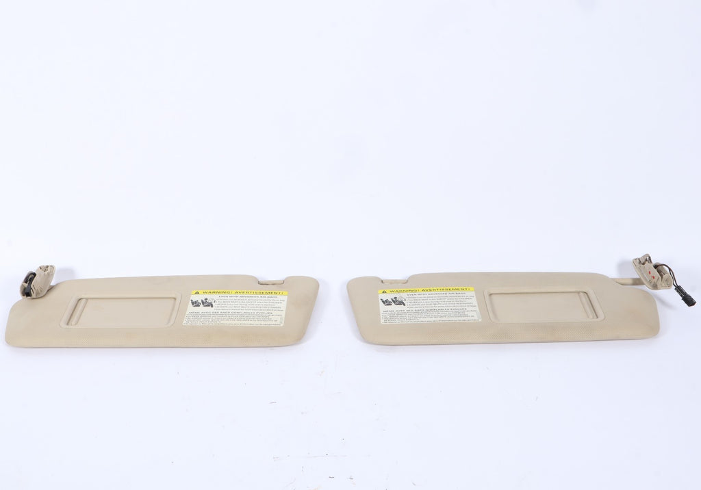 2011-2014 AUDI Q5 SUNVISOR SUN VISOR SHADE RIGHT & LEFT PAIR SET W/MIRROR OEM