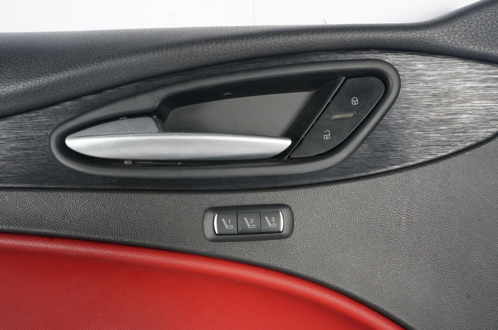 2020 - 2021 ALFA ROMEO STELVIO FRONT LEFT DOOR TRIM PANEL OEM 01561154380 RED
