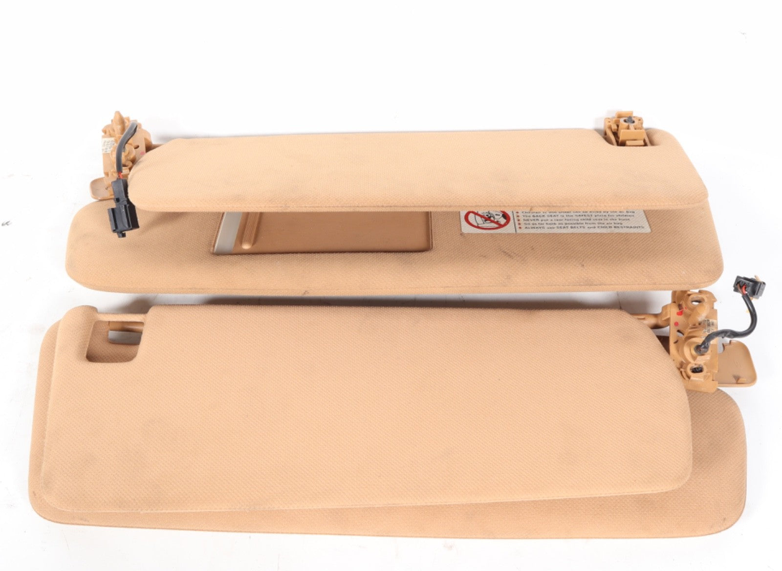 2003-2010 PORSCHE CAYENNE SUN VISOR  PASSENGER SIDE GREY Alcantra Suede OEM
