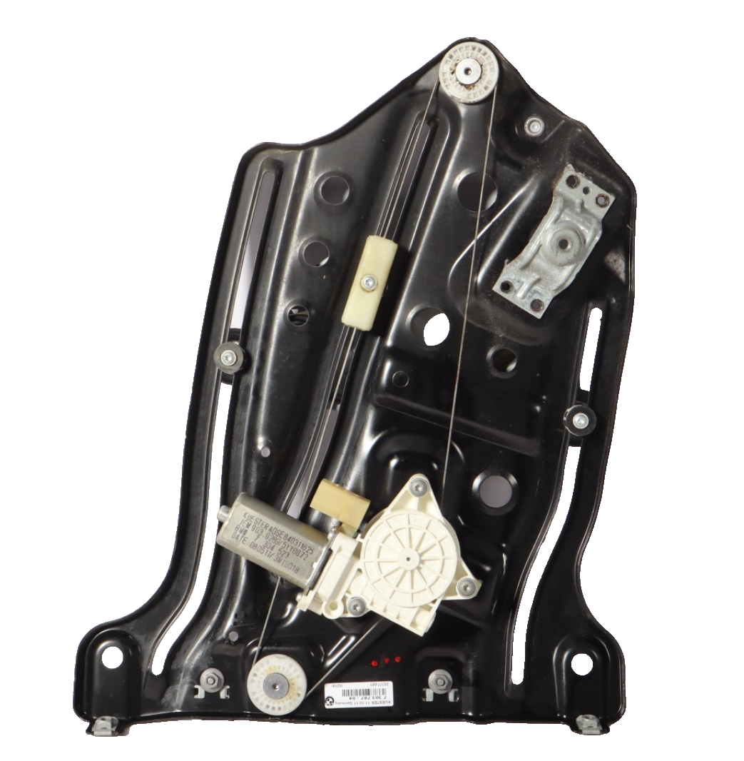 12-18 BMW 650I REAR LEFT SIDE QUARTER WINDOW REGULATOR w/motor  730378804 OEM