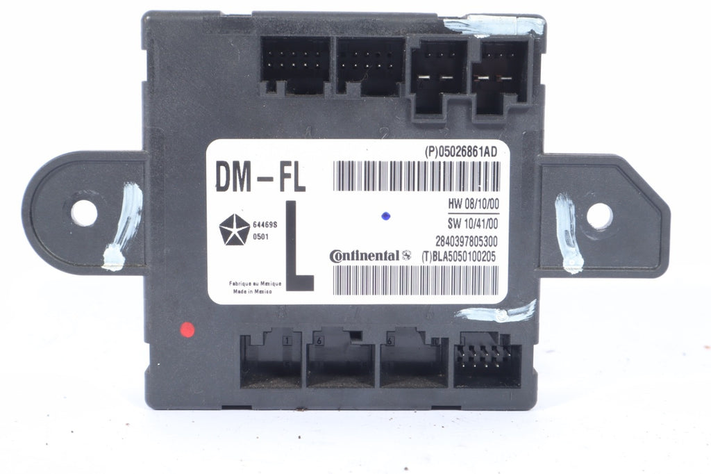 2011-20120 DODGE CARAVAN DRIVER LEFT FRONT DOOR CONTROL MODULE OEM 05026861AD