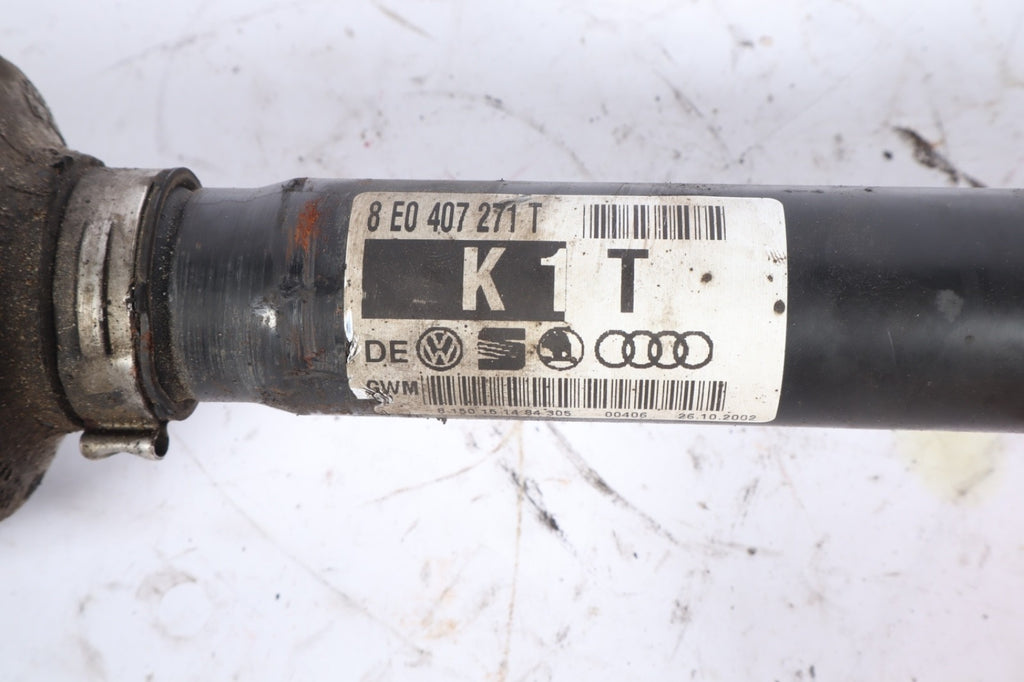 2002-2006 AUDI A4 A6 CONVERTIBLE LEFT AXLE OEM  8E0407271T