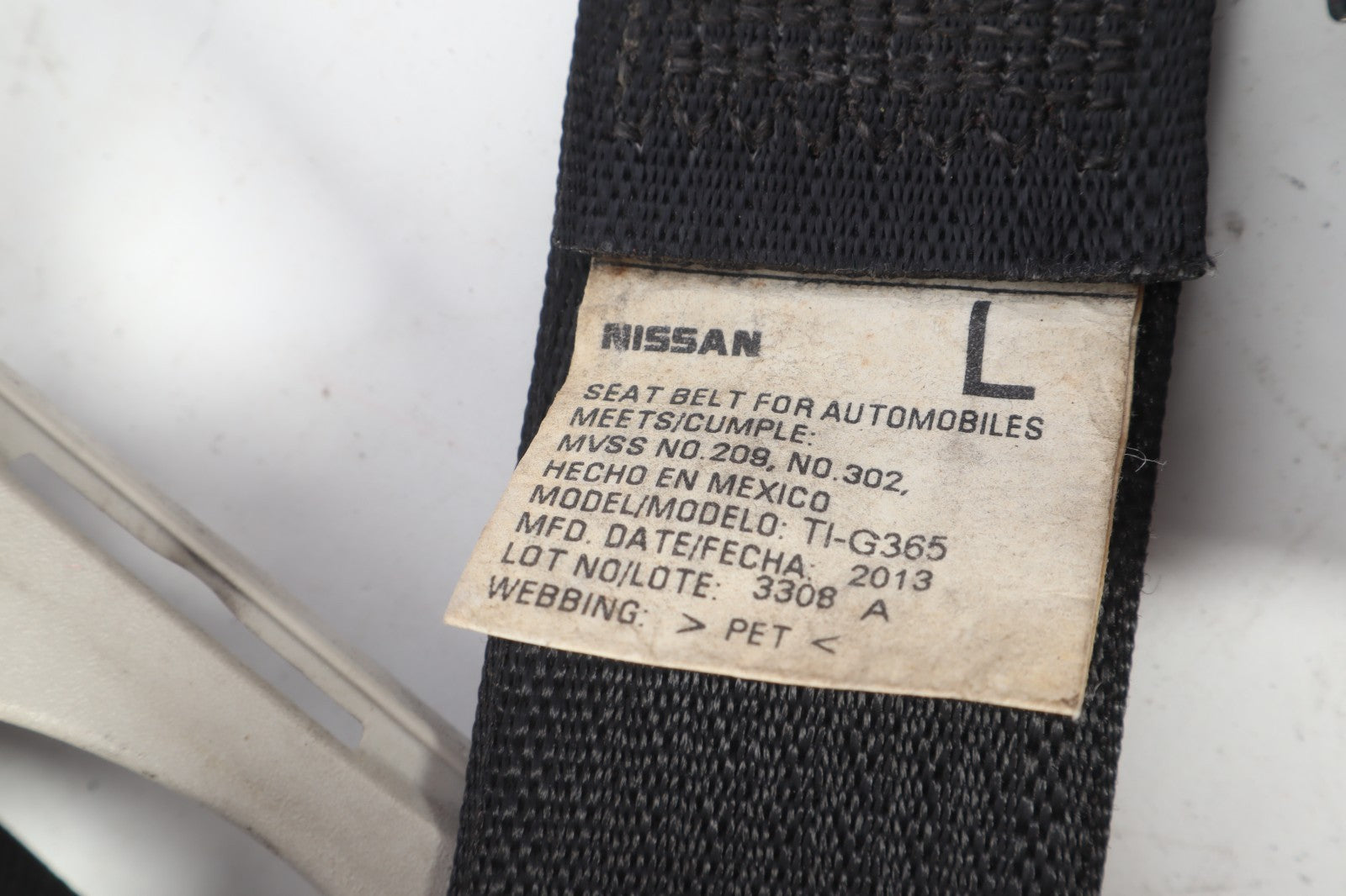 2014-2020 NISSAN PATHFINDER FRONT LEFT DRIVER SEAT BELT RETRACTOR OEM