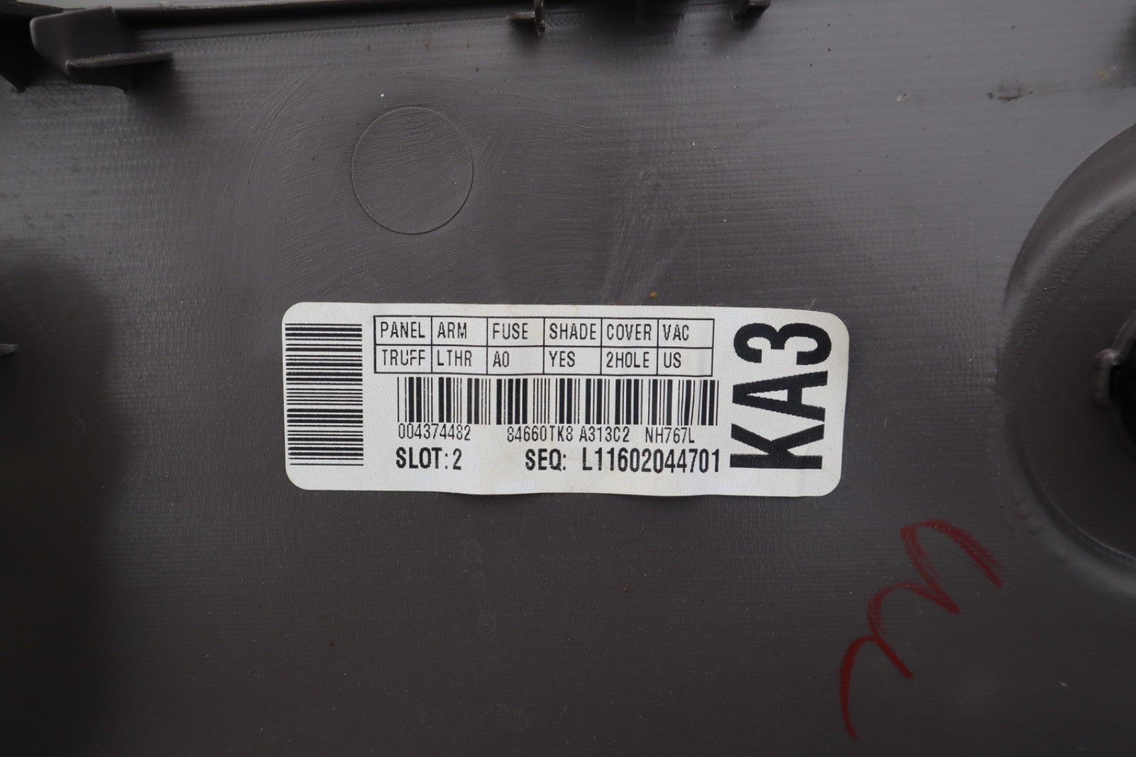2014-2017 HONDA ODYSSEY ELITE TRUNK REAR LEFT SIDE QUARTER PANEL TRIM COVER OEM