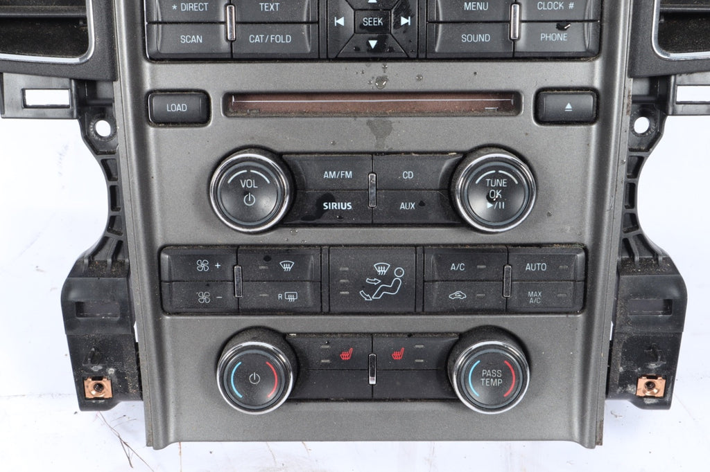 2010-2012 FORD TAURUS RADIO CLIMATE CONTROL PANEL HEATED SEATS AG1T-18A802-CB