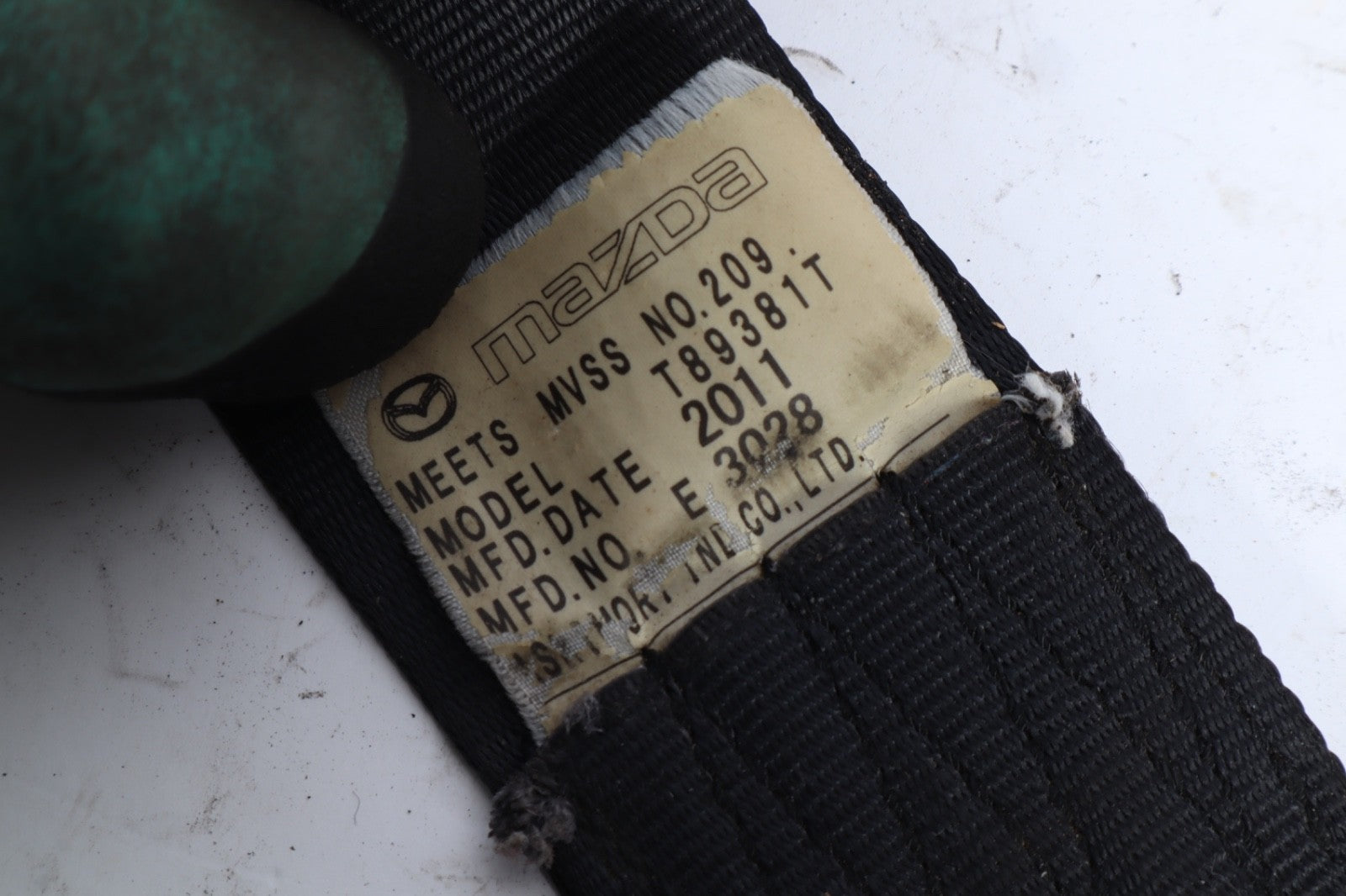 2007 - 2015 Mazda CX-9 Front Passenger Seat Belt Retractor  OEM