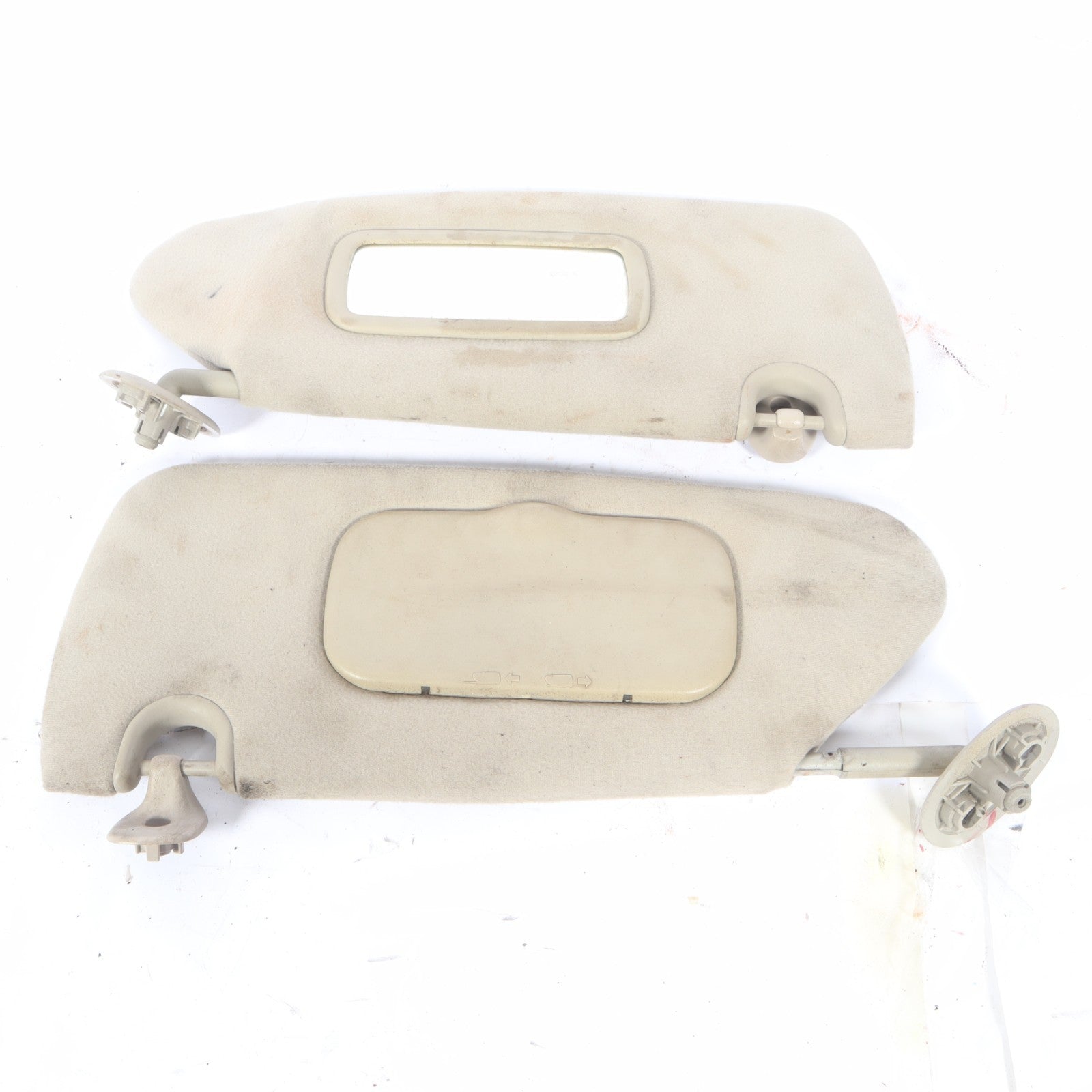2001-2007 CHRYSLER TOWN COUNTRY DODGE CARAVAN LIGHTED SUN VISORS MIRRORS OEM