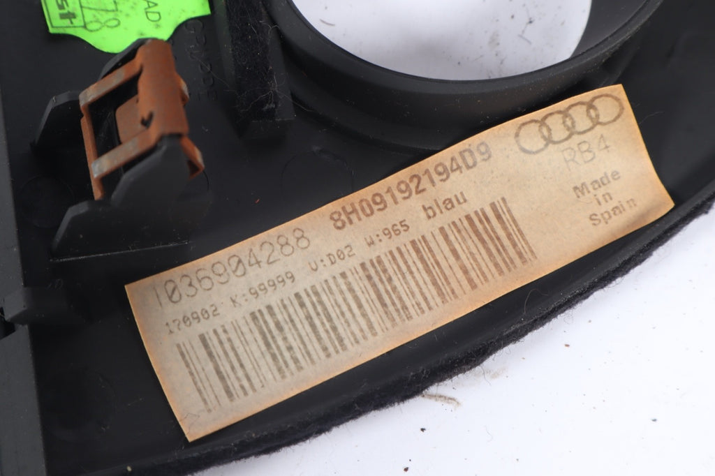 2003-2009 AUDI A4 B7 SPEEDOMETER COVER TRIM 8H09192194D9 OEM