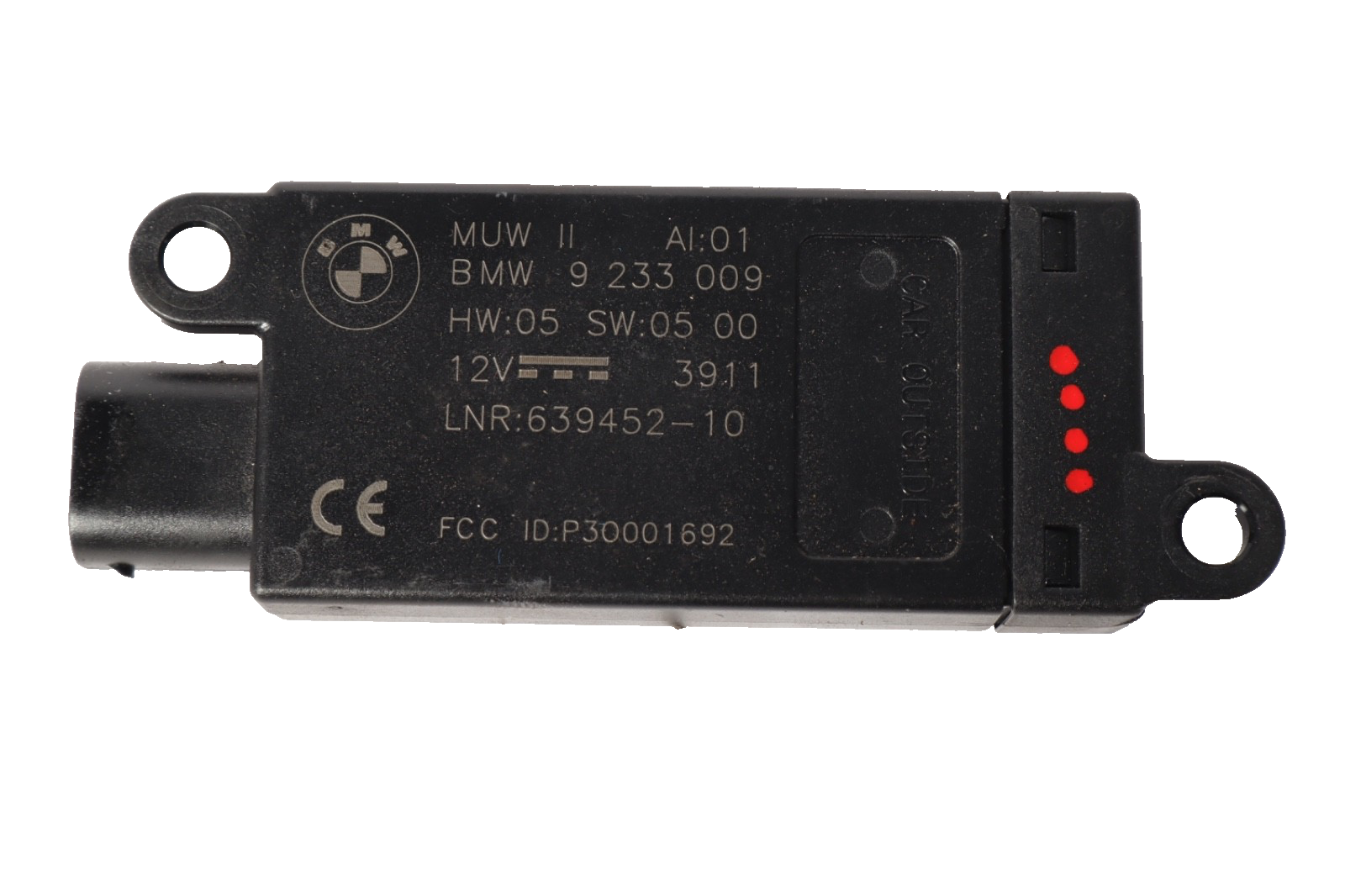 2012 - 2018 BMW 640i 650i F12 REAR RIGH ANTI THEFT ALARM CONTROL MODULE UNIT OEM