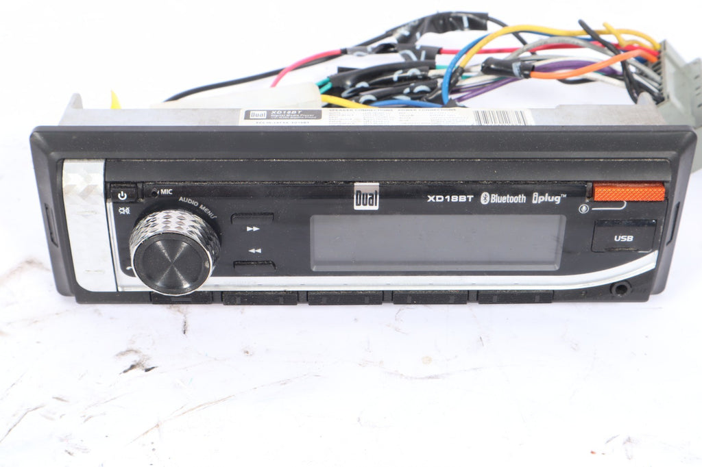Dual - XD18BT - Single-DIN in-Dash All-Digital Media Receiver w/ Bluetooth