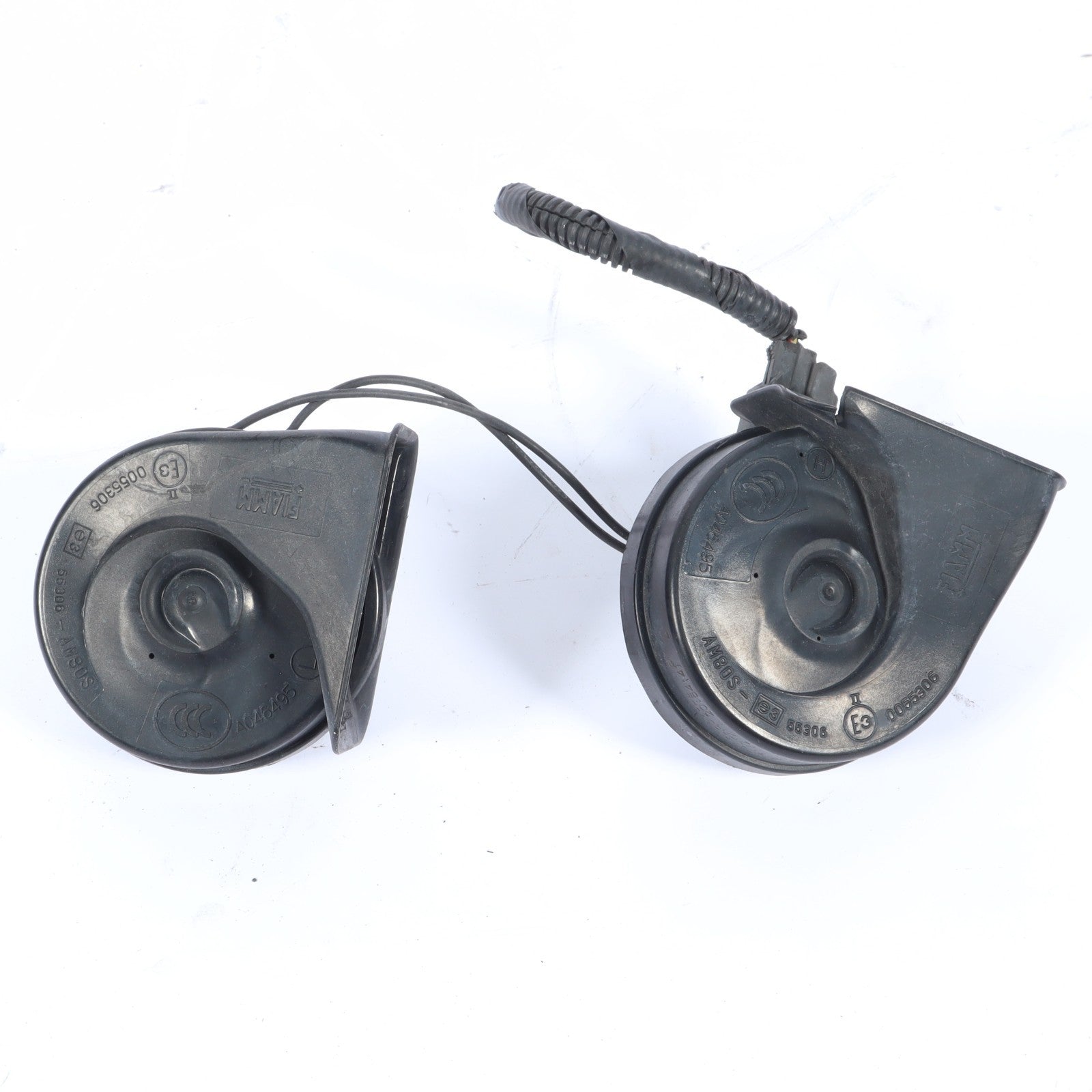 2007-2014 FORD EDGE LOW & HIGH TONE HORN PITCH ALARM SIREN SIGNAL PAIR OEM