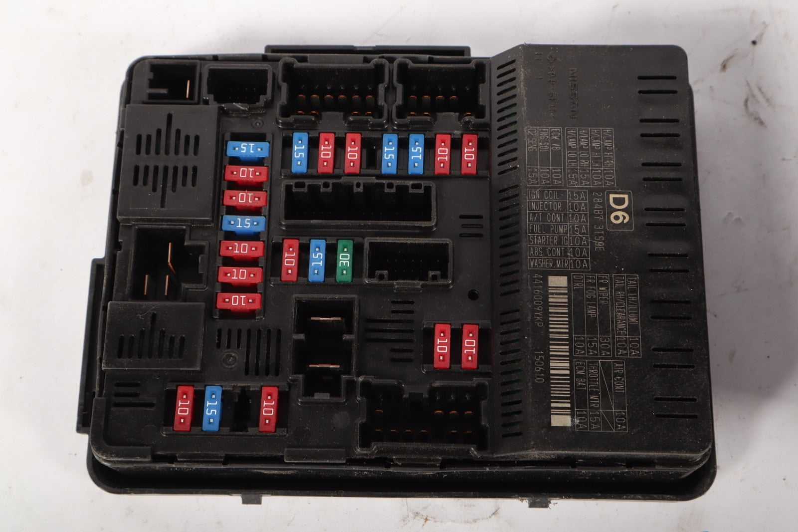 2016-2019 NISSAN MAXIMA 3.5L ENGINE COMPARTMENT JUNCTION FUSE BOX HOLDER OEM