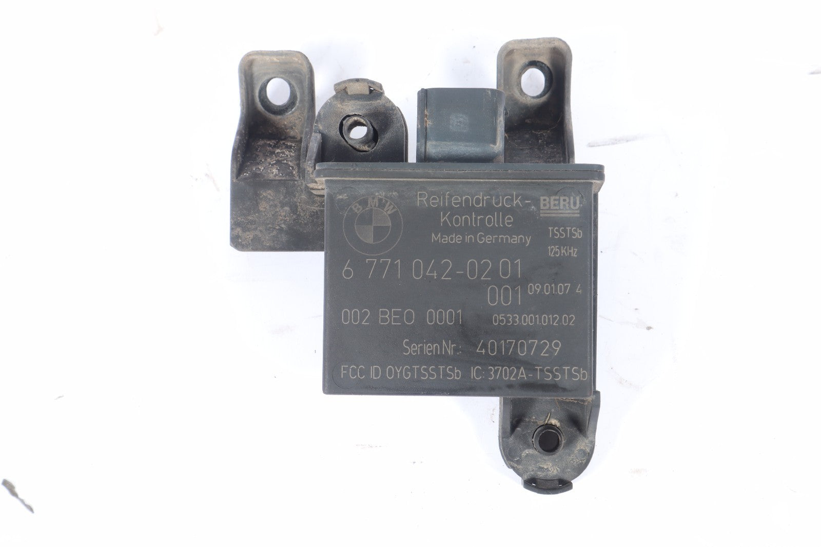 2004-2010 BMW X3 TIRE PRESSURE MONITOR SENSOR MODULE  OEM 6771042-0201