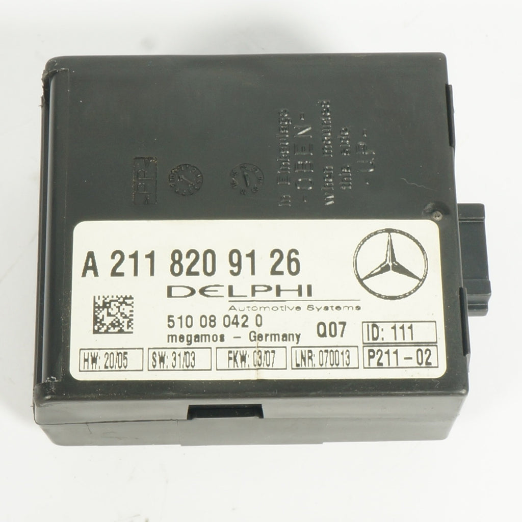 Mercedes R171 SLK280 CLK350 E320 C230 Anti Theft Alarm Module 2118209126 OEM