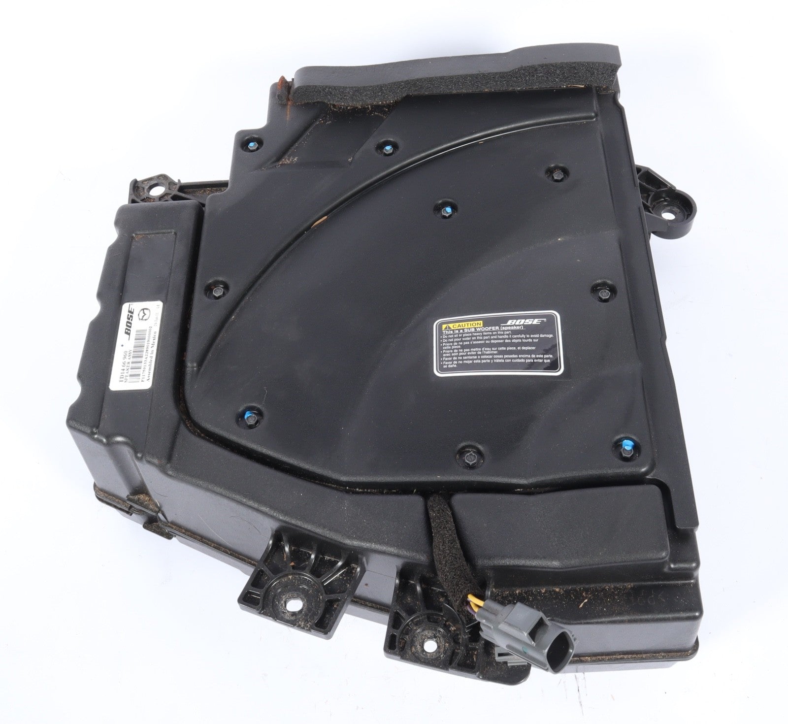 2013-2015 MAZDA CX-9 REAR SUBWOOFER SPEAKER ASSEMBLY GENUINE OEM  TD14 66 960A