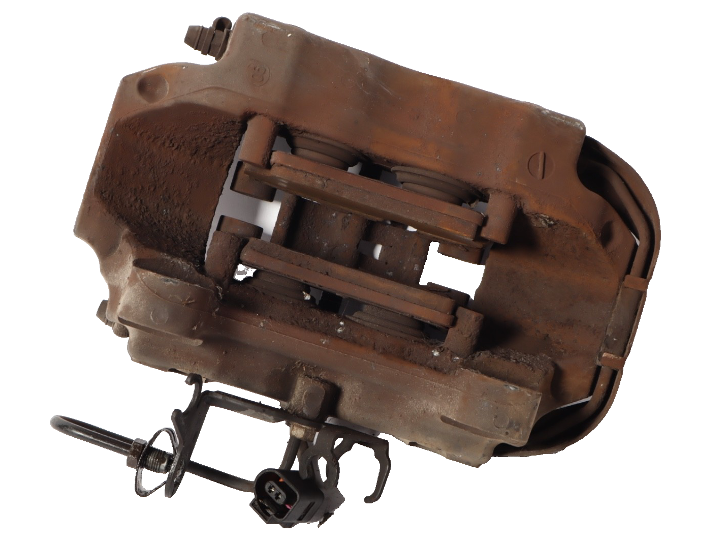 2007-2015 AUDI Q7 REAR RIGHT SIDE RH BREMBO BRAKE BRAKES CALIPER OEM