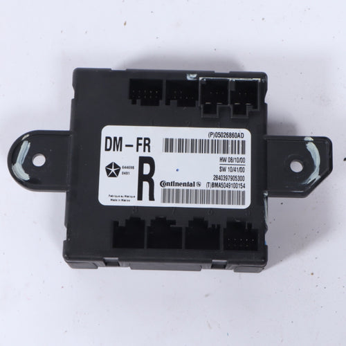 08-16 CHRYSLER TOWN & COUNTRY PASSENGER SIDE FRONT DOOR MODULE 05026860AD OEM