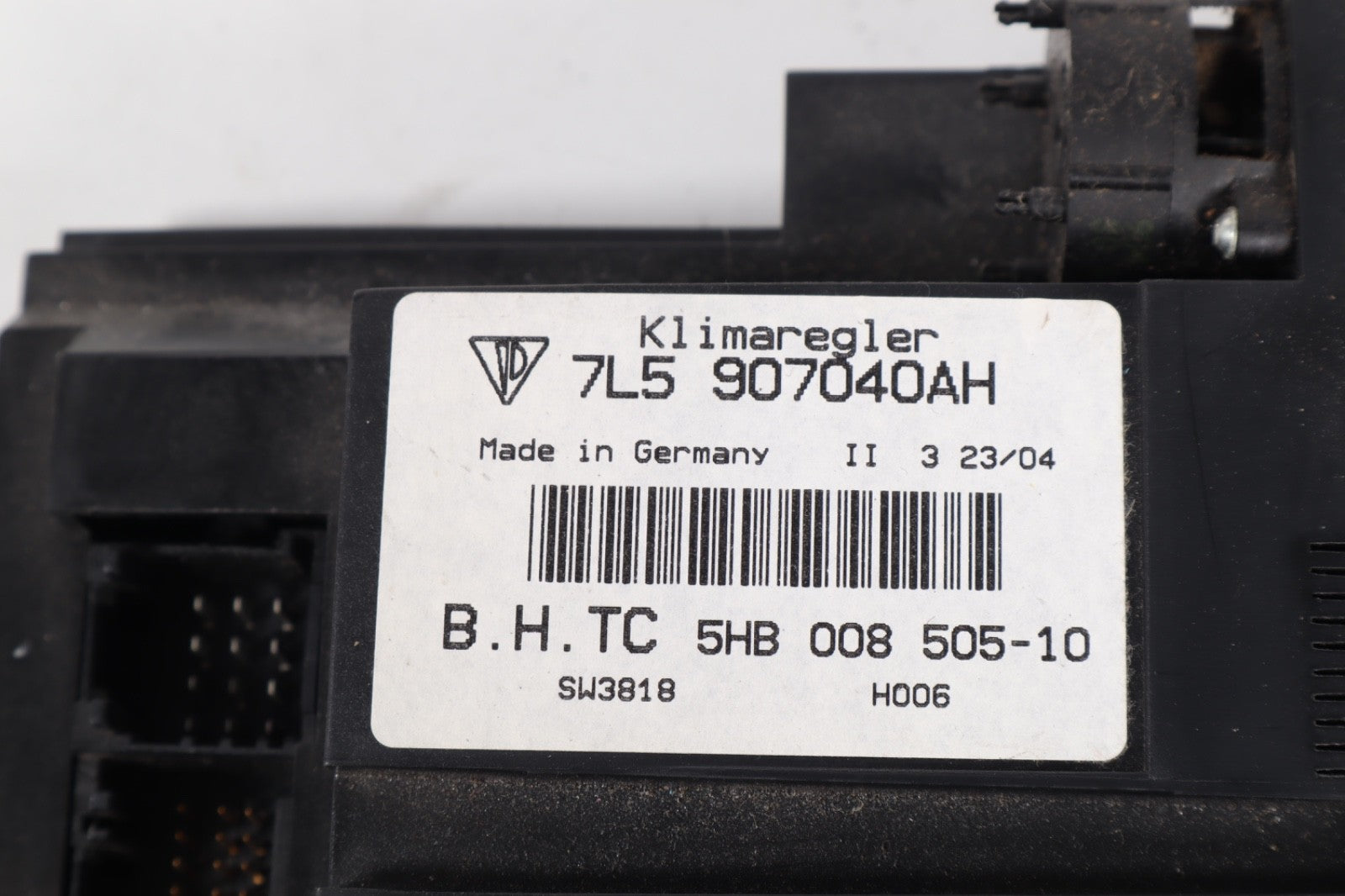 Porche Cayenne Heater A/C Climate Control 03-06  7L5907040AH   I0821008 OEM
