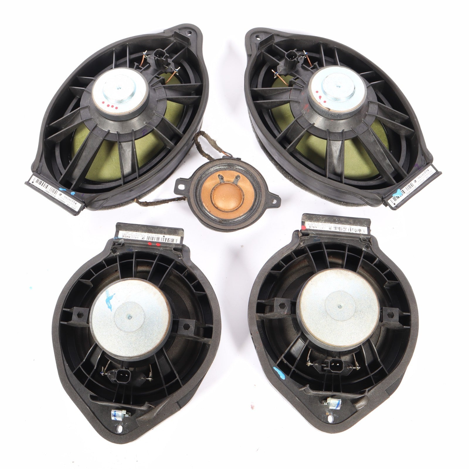 2016 – 2019 Buick Cascada Front Rear Left Right Audio Speaker OEM SET