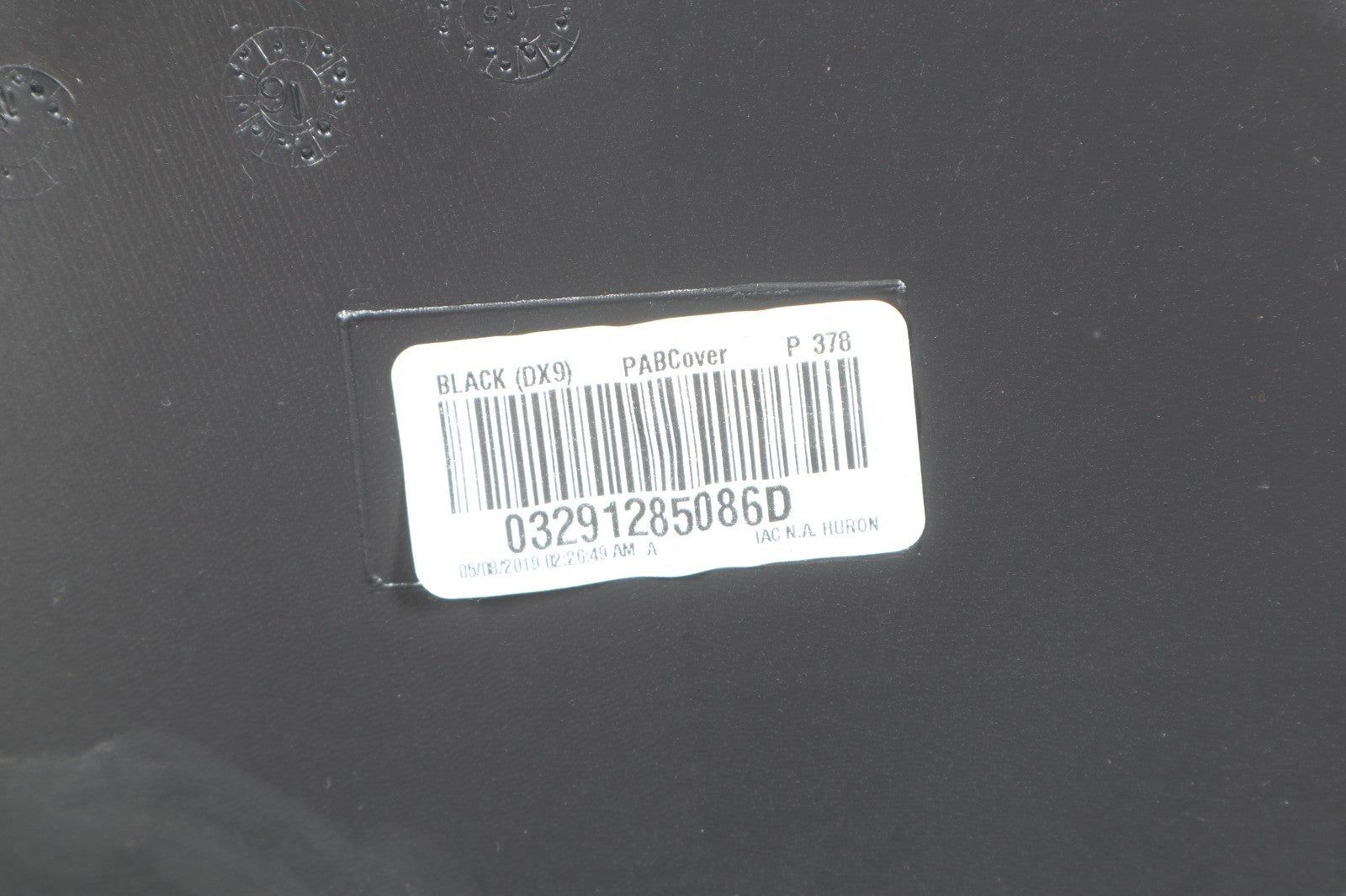 2011-2020 DODGE GRAND CARAVAN DASHBOARD PANEL DASH PAD BLACK GENUINE OEM