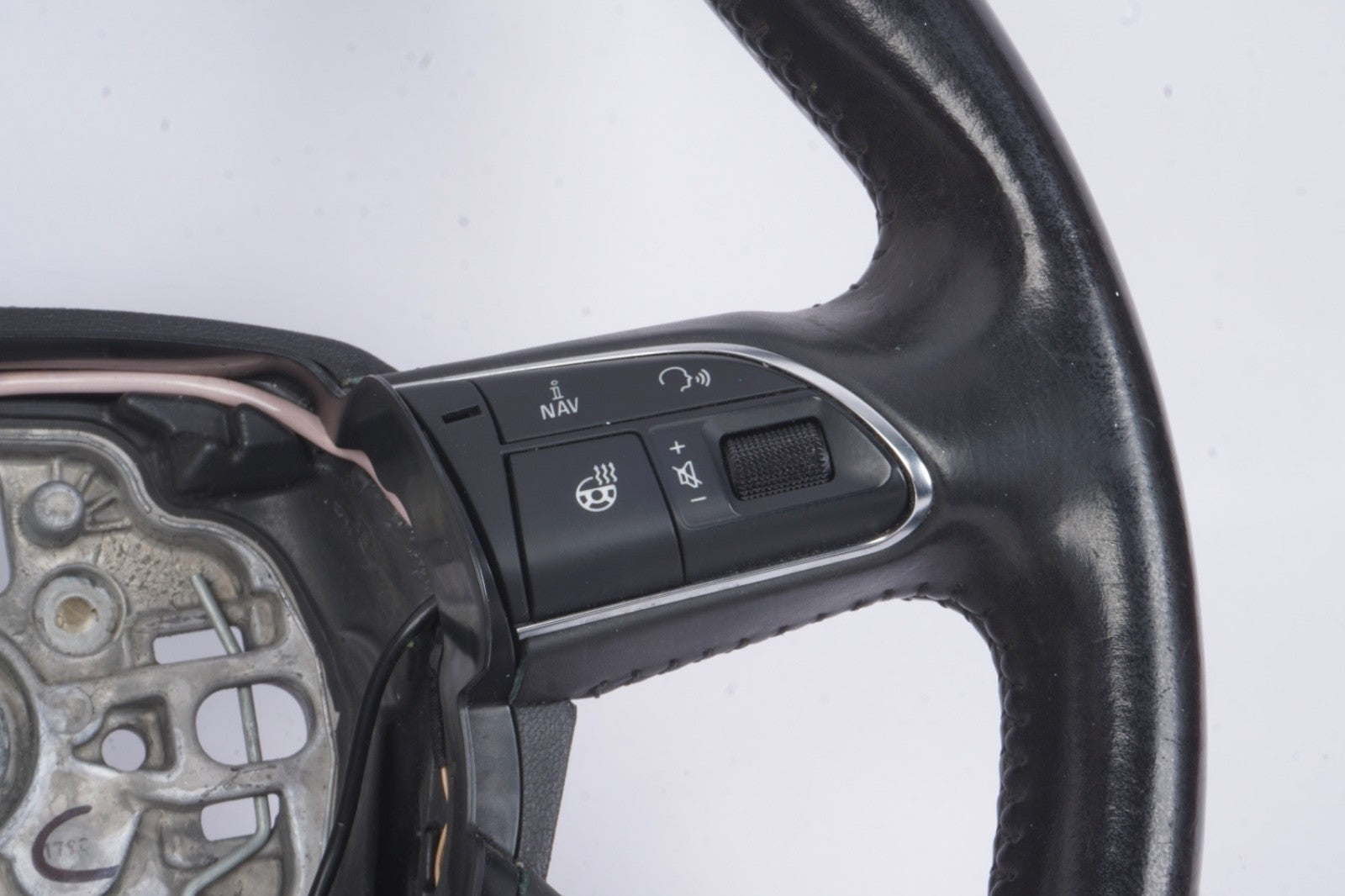 2012 - 2015 AUDI A7 OEM Steering Wheel Black Leather