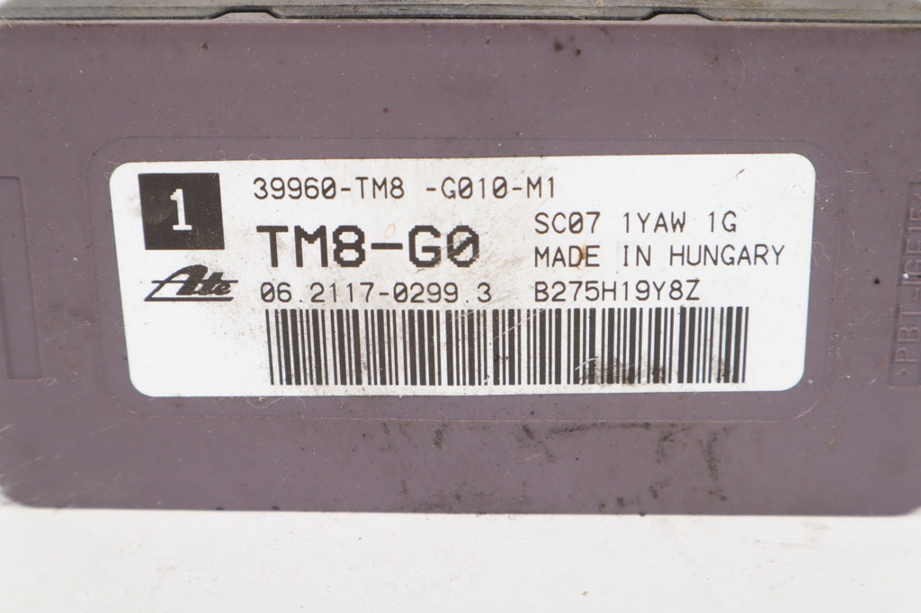2011-2017 HONDA ODYSSEY YAW RATE SENSOR CONTROL MODULE OEM 39960-TM8-G010-M1