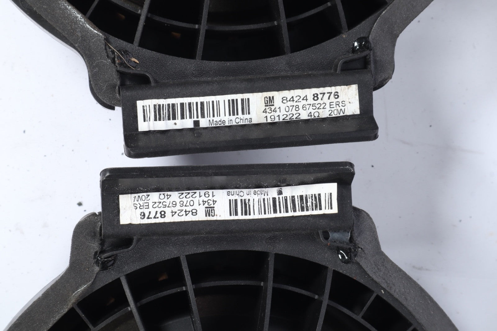 2013-2020 CHEVROLET SONIC SPEAKER SPEAKERS SET FRONT REAR OEM 42570737