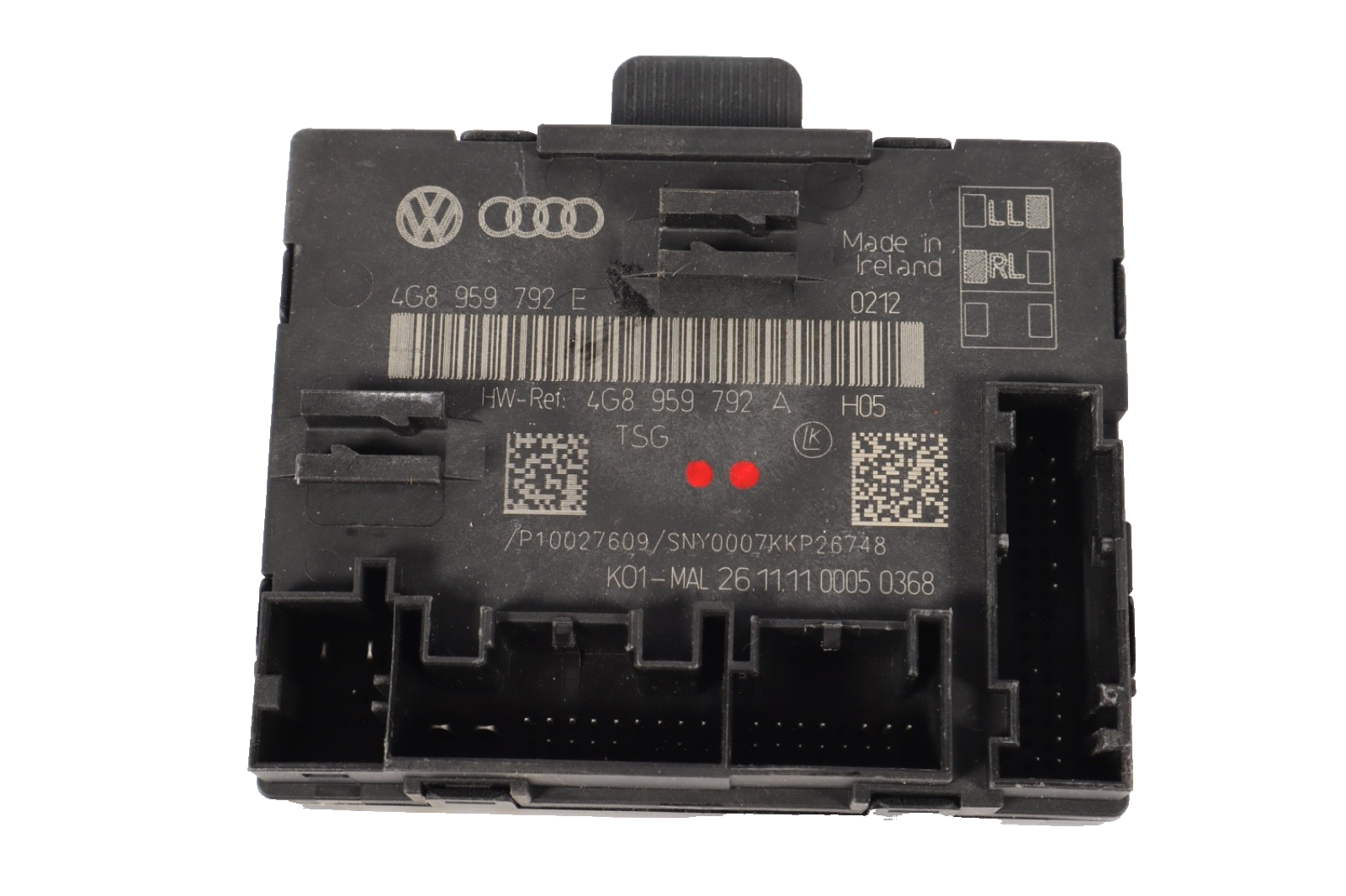 12-18 Audi A7 A7 Quattro Front Right Passenger Door Control Module Unit ECU Oem