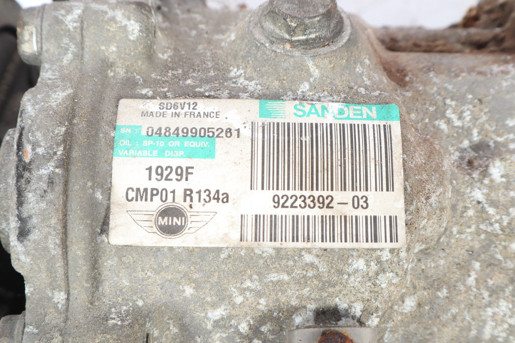 2011-2016 MINI COOPER AC COMPRESSOR OEM 9223392