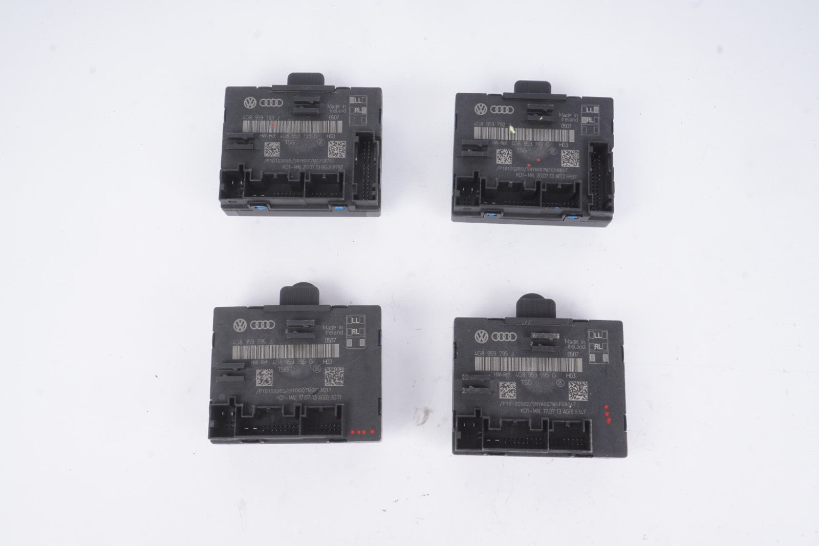 2012-2017 Fits Audi A6 S6 A7 Front Rear Left Right Door Control Module Unit SET
