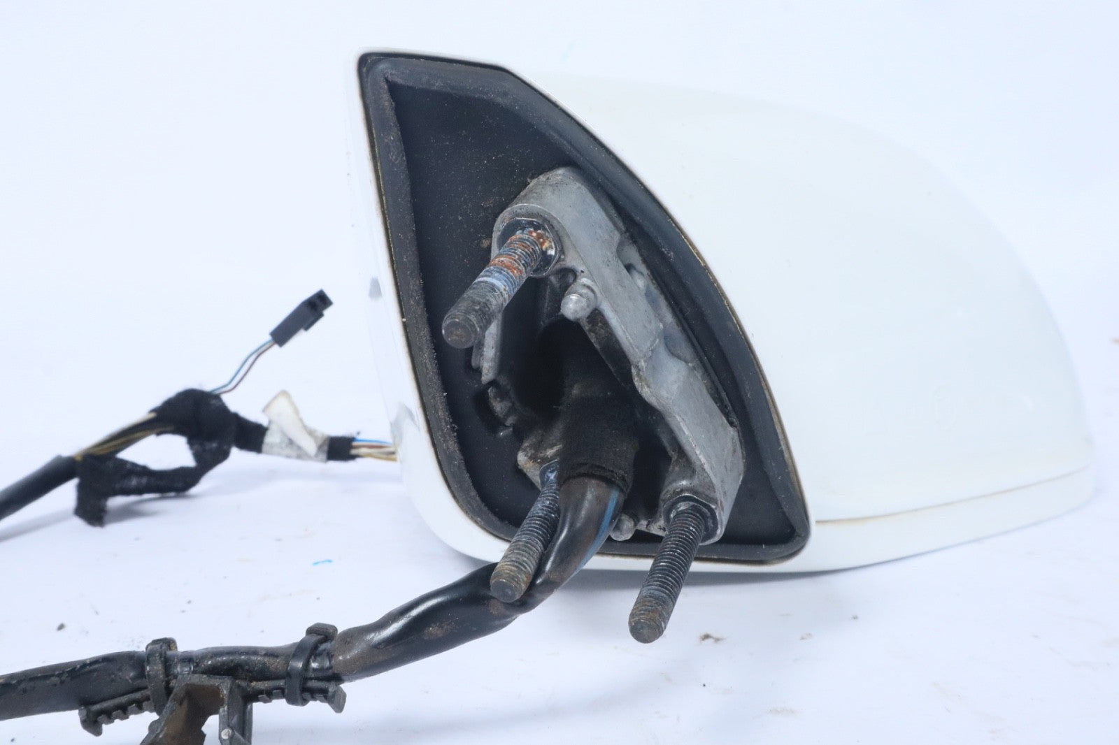 2012-2018 AUDI A7 S7 LEFT DRIVER SIDE VIEW DOOR MIRROR WHITE OEM