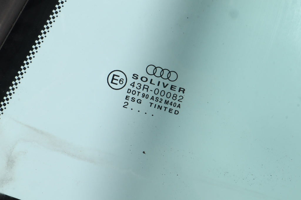 2002-2009 AUDI B7 A4 S4 RS4 CONVERTIBLE GLASS WINDOW RIGHT QUARTER REAR OEM