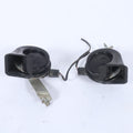 2007-2010  BMW X3 LEFT RIGHT HIGH LOW NOTE TONE HORN SIGNAL SET ALARM SIREN OEM