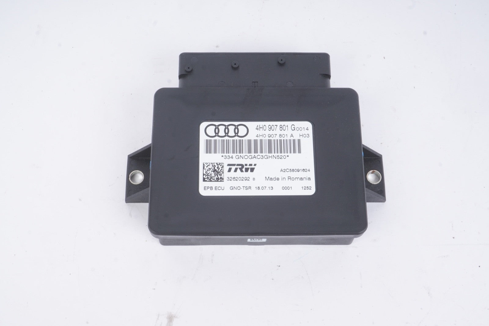 2012-2017 AUDI A6 A7 PARK PARKING BRAKE CONTROL MODULE UNIT 4H0907801G OEM