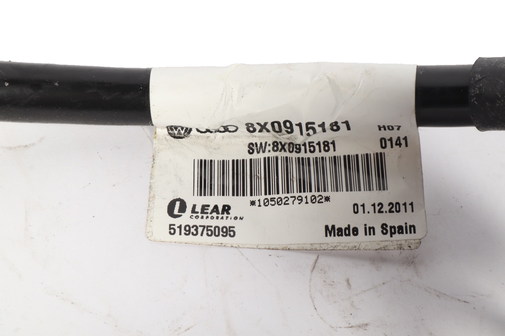 12-15 Audi A7 Negative Battery Lead Cable 8X0915181 OEM