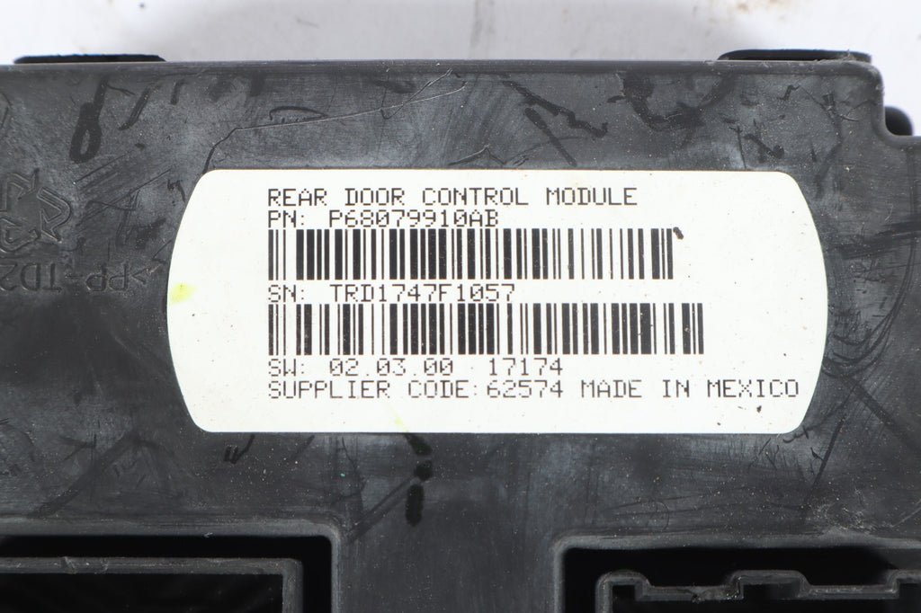 2011-2020 DODGE GRAND CARAVAN REAR LEFT SLIDING DOOR CONTROL MODULE P68079910AB