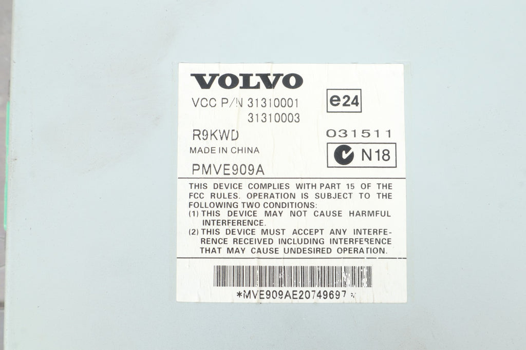 2011-2013 VOLVO C70 RADIO STEREO AMPLIFIER AMP OEM
