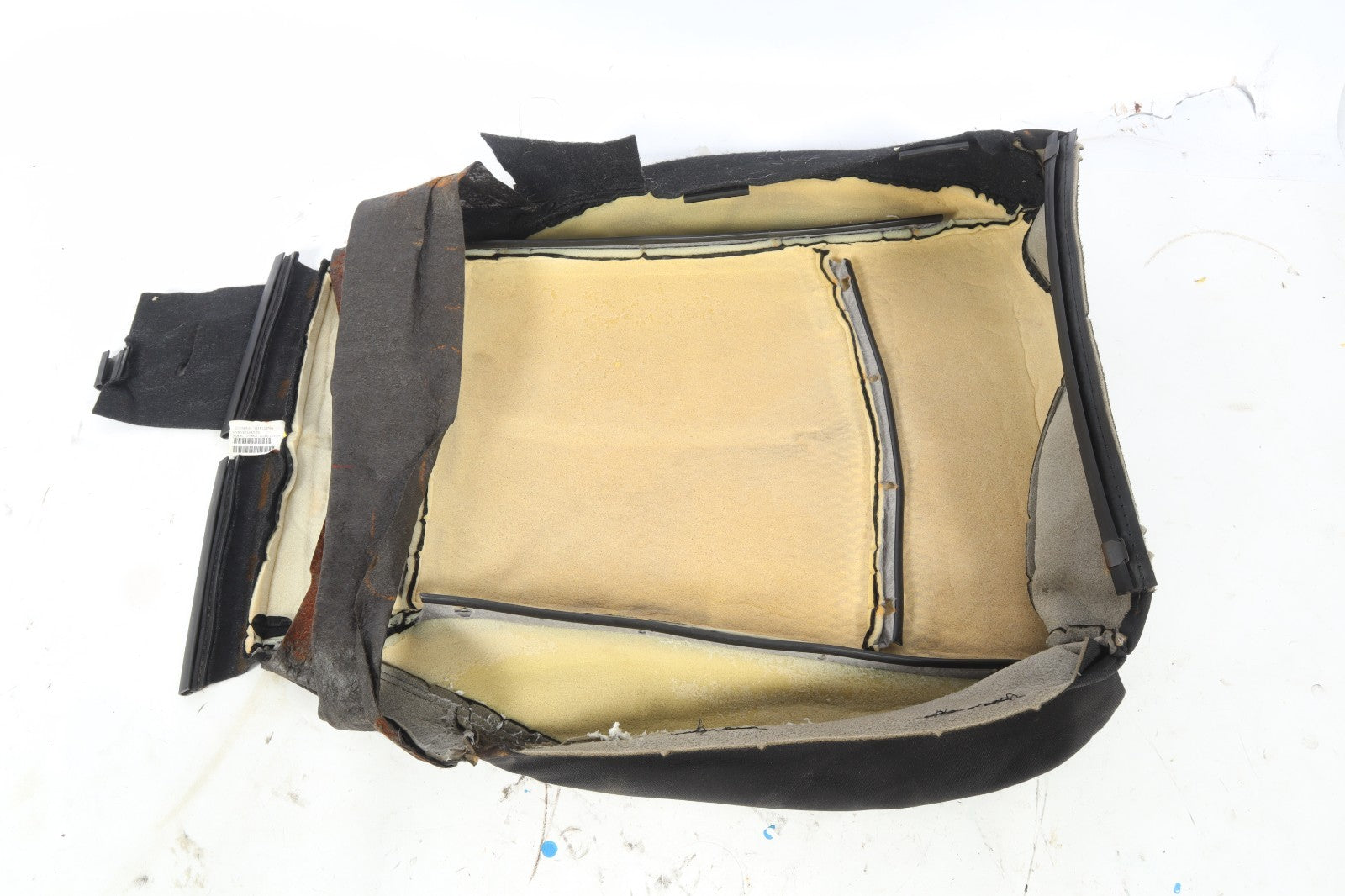2013-2017 NISSAN LEAF FRONT LEFT SIDE LOWER SEAT CUSHION BLACK FABRIC OEM