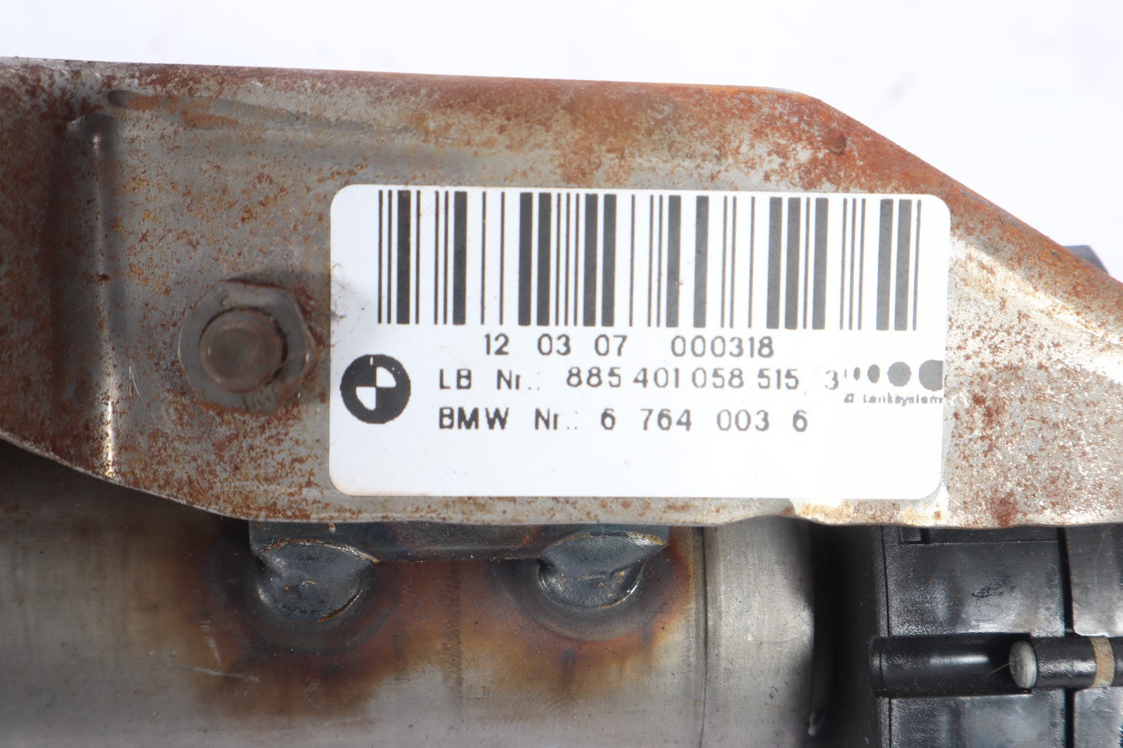 2007 - 2010 BMW X3  STEERING COLUMN WITH THE KEY OEM