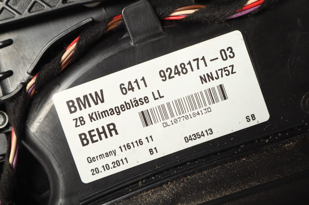 2012-2018 BMW 640I 650I F12 A/C AIR CONDITIONER HEATER BLOWER MOTOR FAN OEM