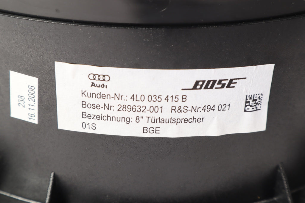 2007-2015 Audi Q7 Front Left Door Speaker Bose 4L0035415B OEM