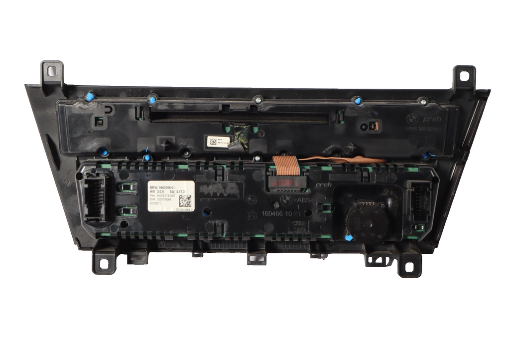 2012-2018 BMW 640i 650I - Radio / Climate Control TEMP UNIT 9386653 OEM