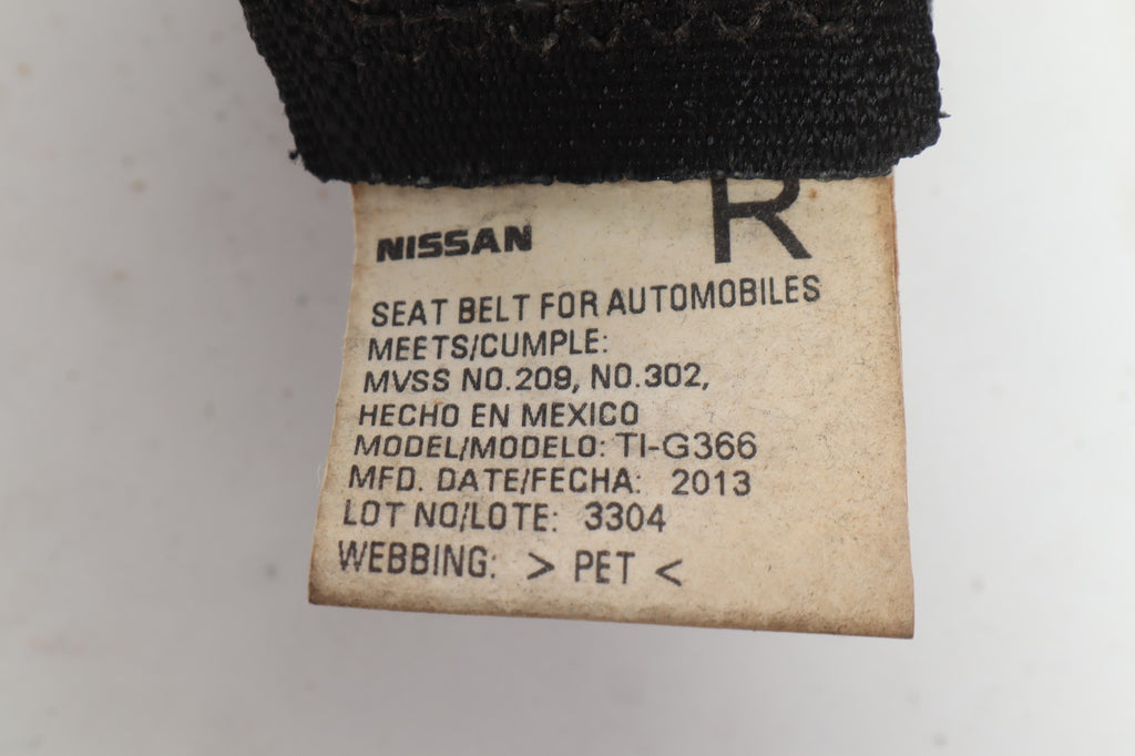2014-2020 NISSAN PATHFINDER FRONT RIGHT PASSENGER SEAT BELT RETRACTOR OEM