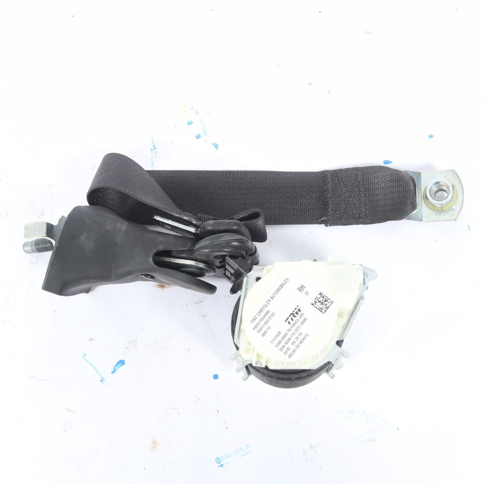2014 - 2020 DODGE GRAND CARAVAN RIGHT REAR SEAT BELT RETRACTOR OEM POZV72DX9AD