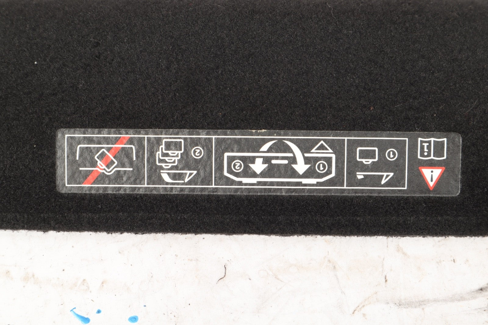 2012-2018 BMW 640i 650i F12 Boot Liner Cover Panel Trim Trunk Oem