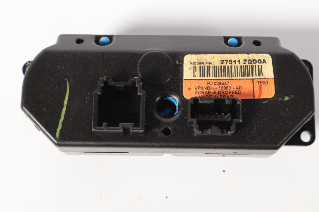 2007 - 2014 Nissan Armada Rear AC Climate Control Switch Knob 27511 ZQ00B OEM