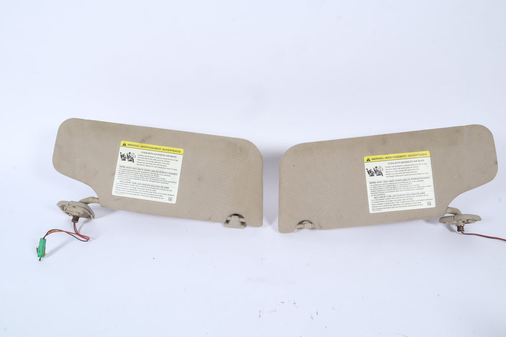 2011-2014 FORD EDGE SUNVISOR SUN VISOR SHADE RIGHT & LEFT PAIR SET W/MIRROR OEM