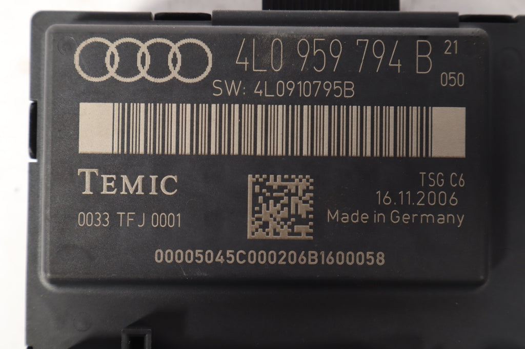 2007-2015 AUDI Q7 Rear Right Passenger Side Door Computer Control Module OEM